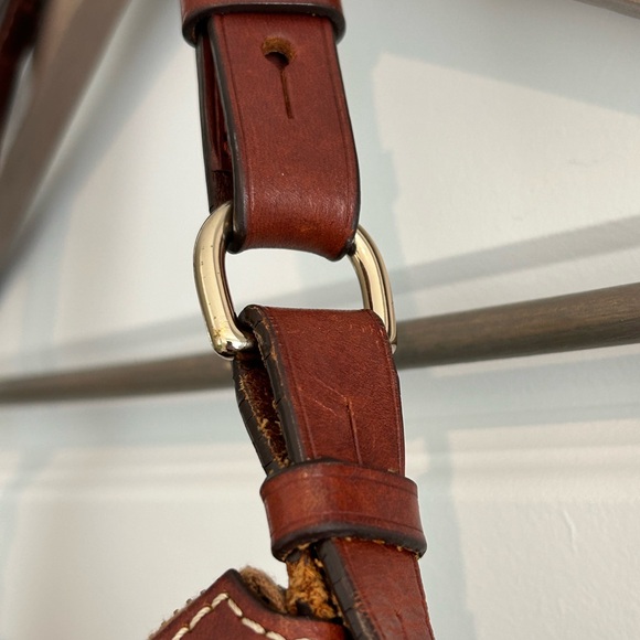 Dooney and Bourke Pebble Leather Hobo Handbag Mushroom Brown - Picture 6 of 16